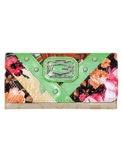 Green Signature Style Wallet - KW195